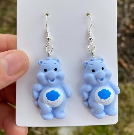 Teddy Bear Drop Earring