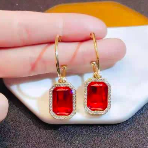 Geometric Drop Earring