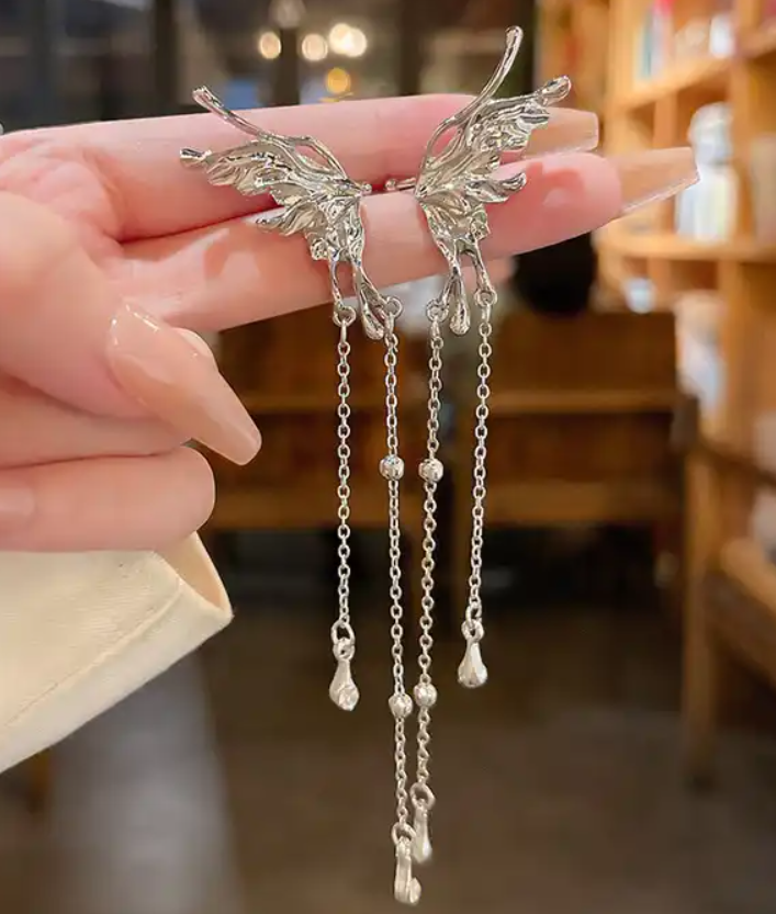 Long chain Drop Earring