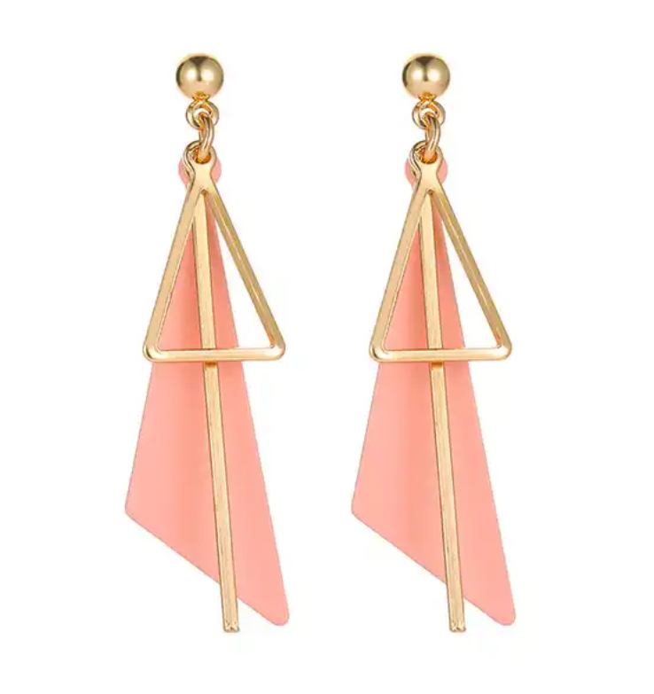 Geometric Drop Earring