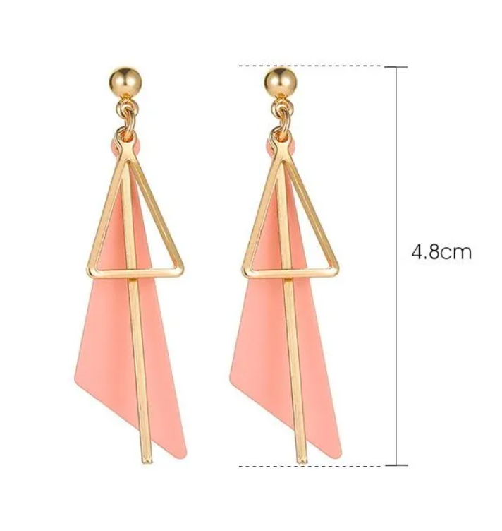 Geometric Drop Earring