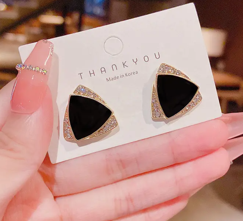 Triangle Geometric Stud Earrings