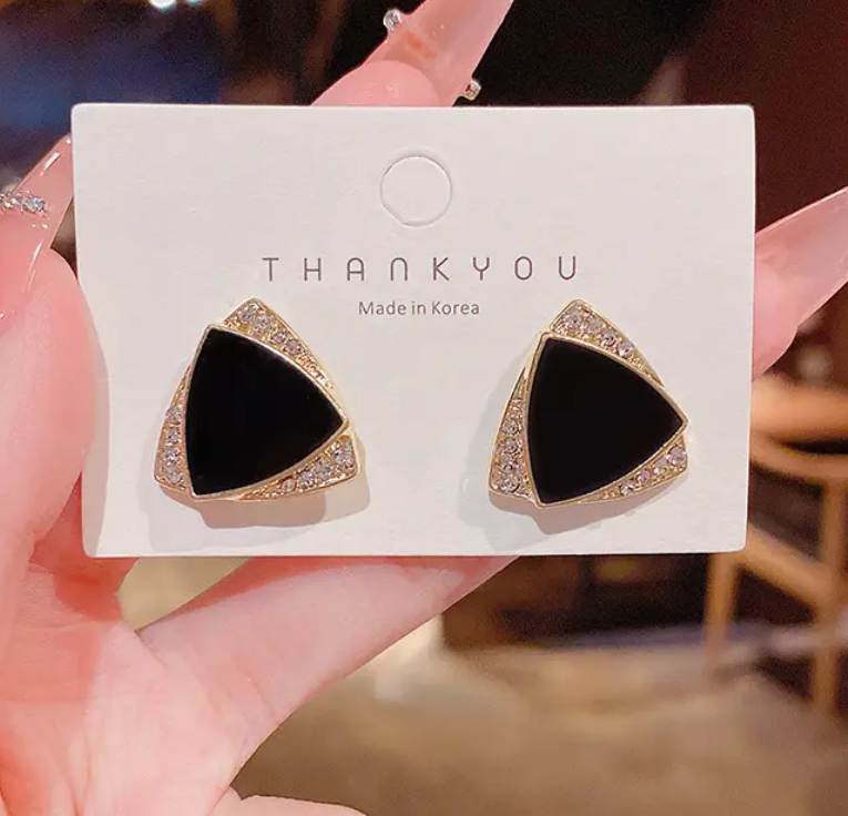 Triangle Geometric Stud Earrings