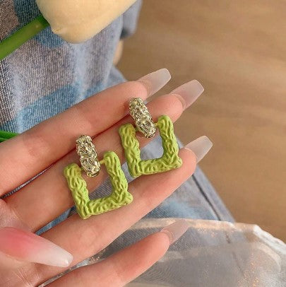 Geometric Drop Earring