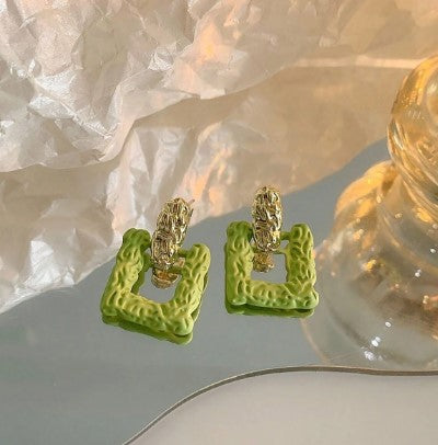 Geometric Drop Earring