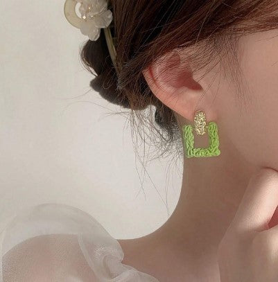 Geometric Drop Earring