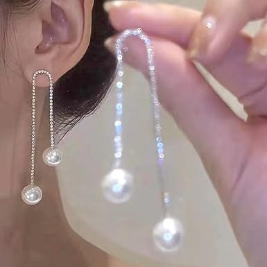 Tassel Pearl Drop Earring