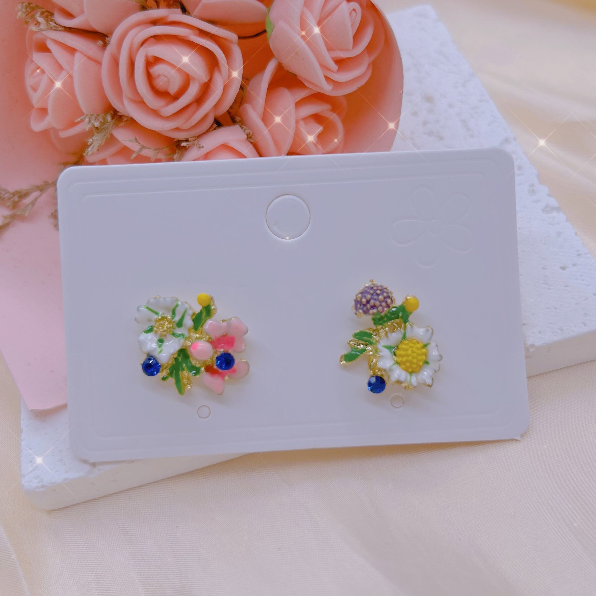 FLORAL STUD EARRINGS