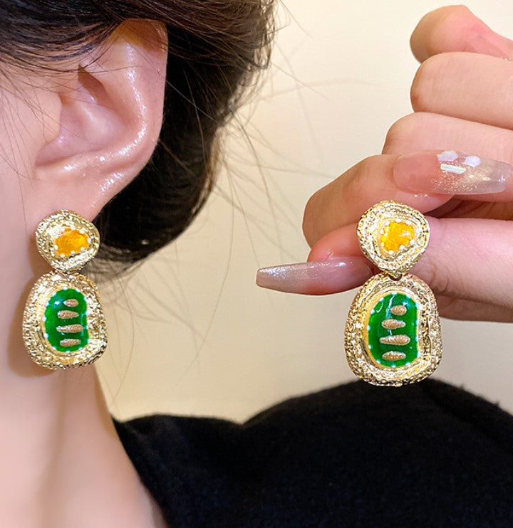 ANTIQUE RETRO DESIGN KOREAN DROP EARRINGS
