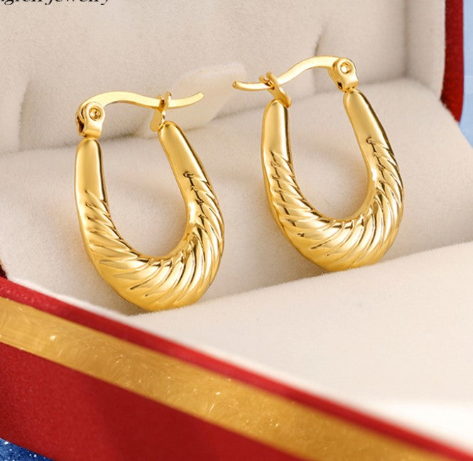 ANTI TARNISH HOOP EARRINGS