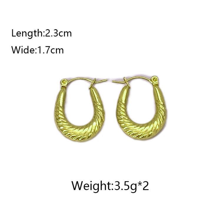 ANTI TARNISH HOOP EARRINGS
