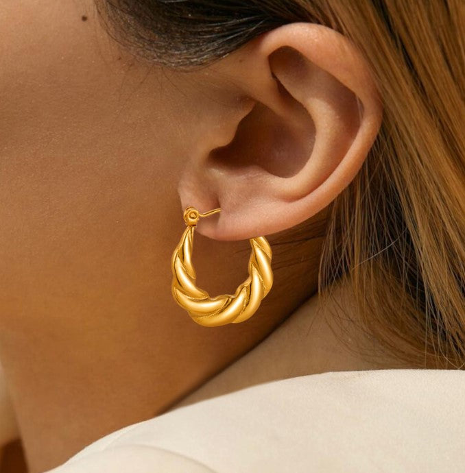 ANTI TARNISH HOOP EARRINGS