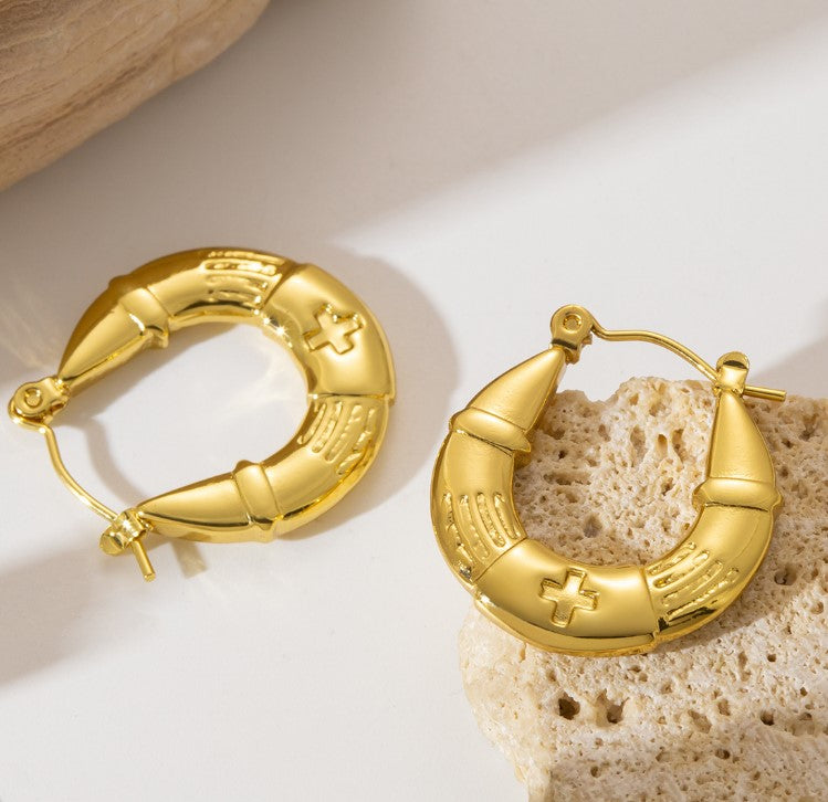 ANTI TARNISH HOOP EARRINGS
