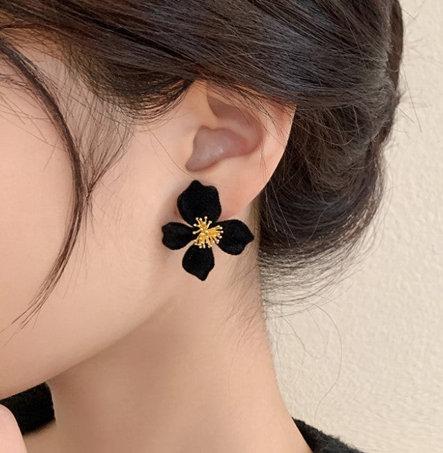 FLOWER STUDS KOREAN EARRINGS