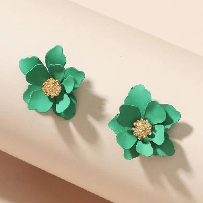 FLOWER STUDS KOREAN EARRINGS
