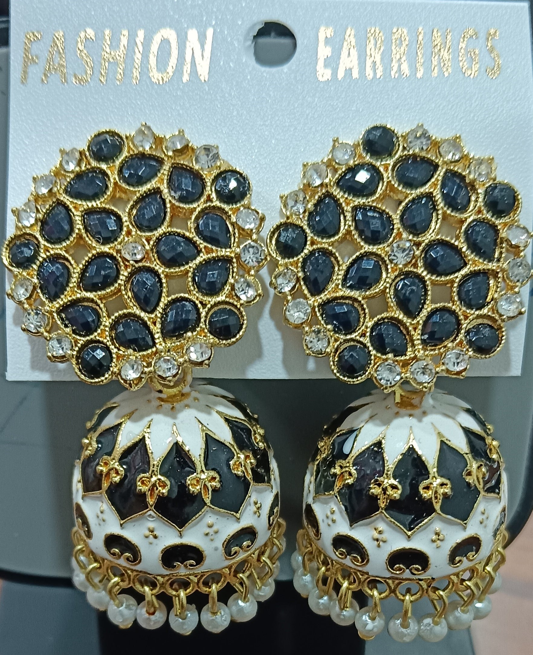Pearl Jhumki Stud Earring