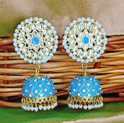Pearl Jhumki Stud Earring