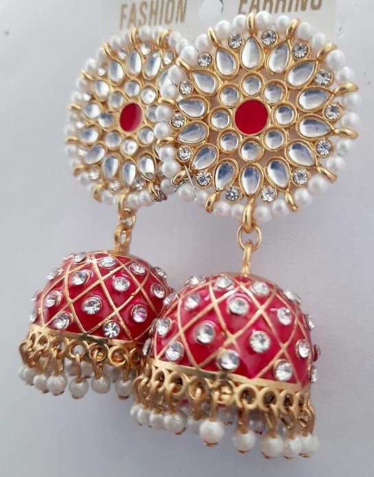 Pearl Jhumki Stud Earring