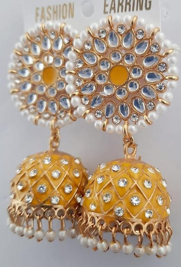 Pearl Jhumki Stud Earring