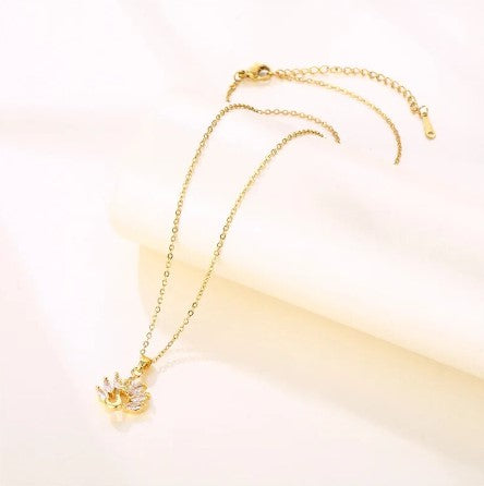 Peacock Pendant Chain Necklace