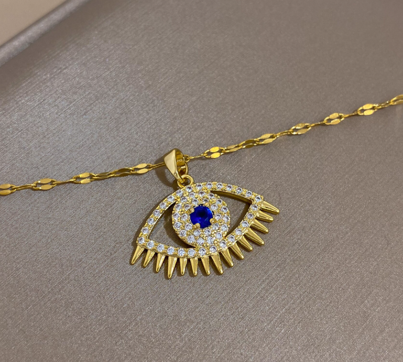 Evil Eye pendant chain Necklace