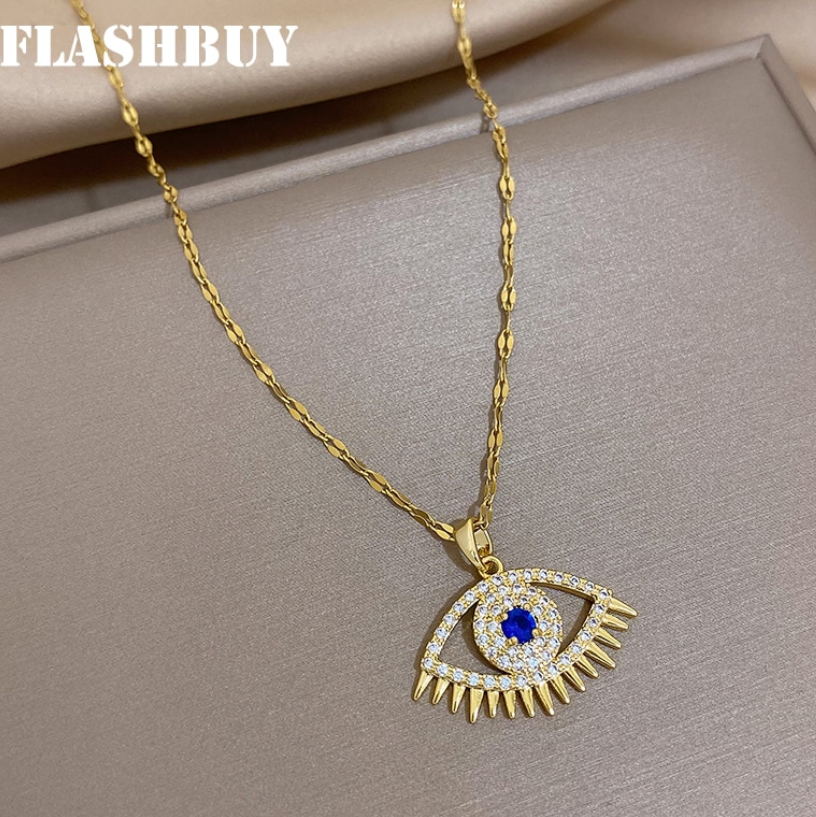 Evil Eye pendant chain Necklace