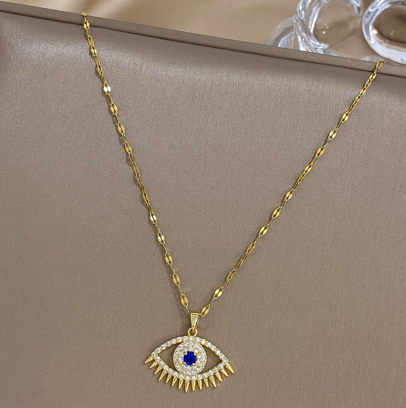 Evil Eye pendant chain Necklace