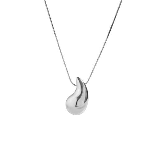 Teardrop Pendant Locket Necklace