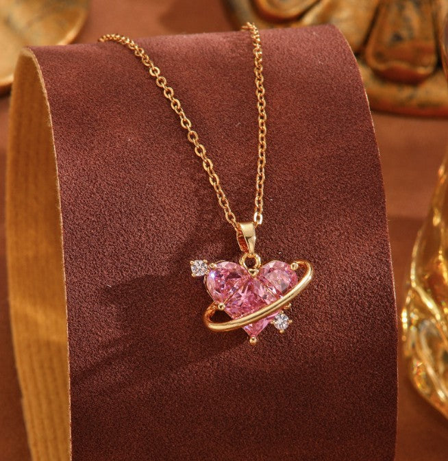 HEART ANTI TARNISH STAINLESS STEEL NECKLACE