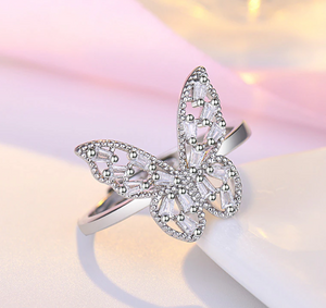 Butterfly Adjustable Finger Ring