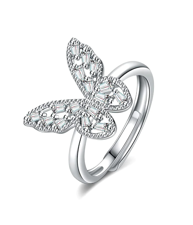 Butterfly Adjustable Finger Ring