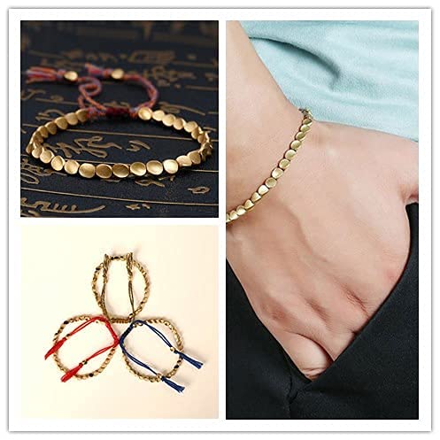 Adjustable Handmade Tibetan Copper Beads Bracelet